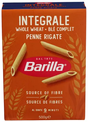 Barilla Pasta Penne Rigate Fullkorn 500g