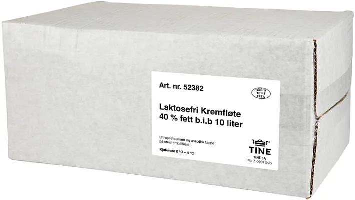 LAKTOSEFRI KREMFLØTE 10L TINE LAKTOSEFRI KREMFLØTE 10L TINE