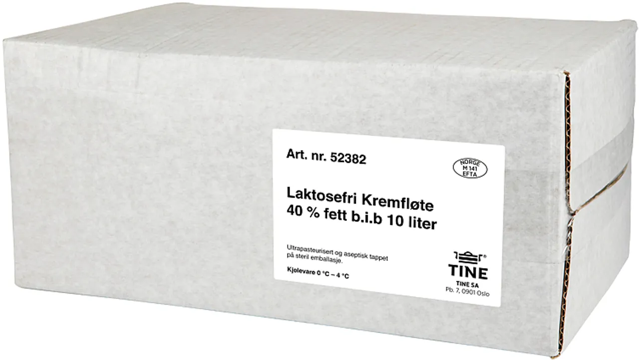 LAKTOSEFRI KREMFLØTE 10L TINE