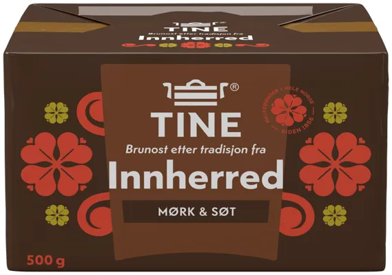 BRUNOST ETTER OPPSKRIFT FRA INNHERRED 500G TINE BRUNOST ETTER OPPSKRIFT FRA INNHERRED 500G TINE