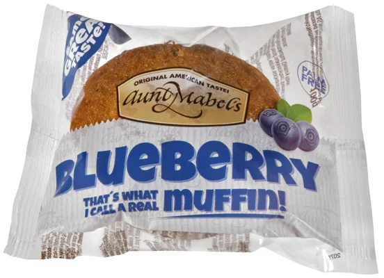 MUFFINS BLUEBERRY 95G AUNT MABELS MUFFINS BLUEBERRY 95G AUNT MABELS