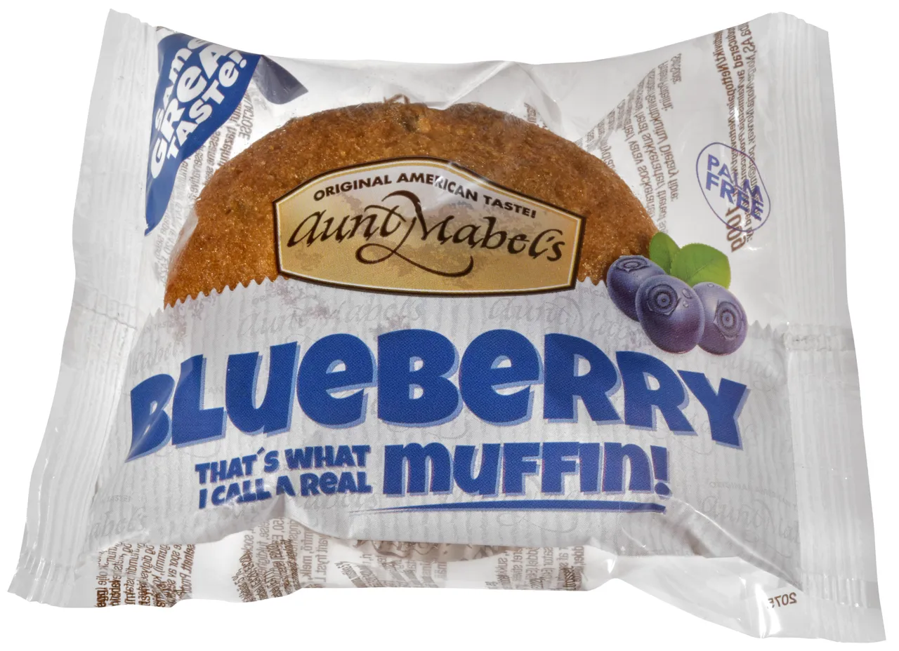 MUFFINS BLUEBERRY 95G AUNT MABELS