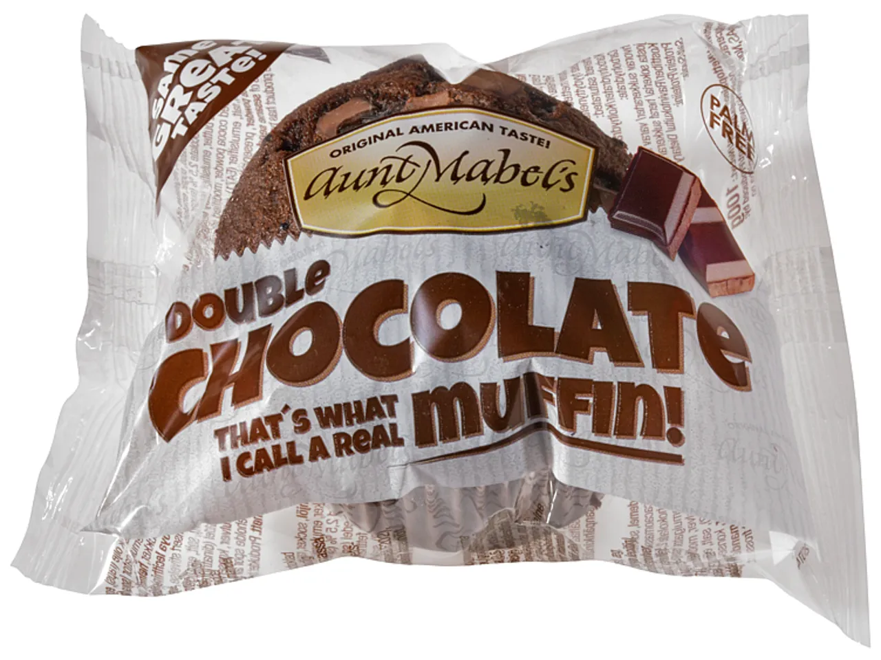 MUFFINS DOUBLE CHOCOLATE 95G AUNT MABELS