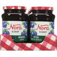 NORA BLÅBÆR MINDRE SUKKER 530G
