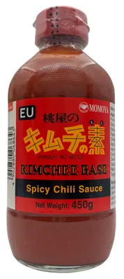 Momoya Kimchee Base Small Glass No Moto 450g