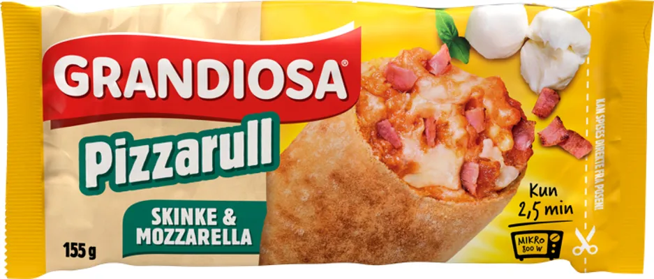 Grandiosa Pizzarull Skinke&Mozzarella155g