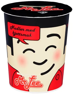 Mr.Lee Nudler Kopp Kjøttsmak 65g