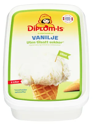 VANILJE UTEN TILSATT SUKKER 1L DIPLOM-IS VANILJE UTEN TILSATT SUKKER 1L DIPLOM-IS