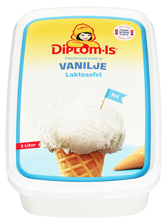 VANILJE LAKTOSEFRI 1L DIPLOM-IS