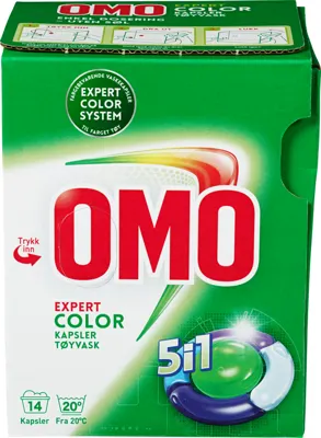 Omo Expert Color 5i1 14stk