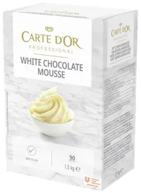 Hvit Sjokolademousse 1,5kg Pulver Carte D'Or