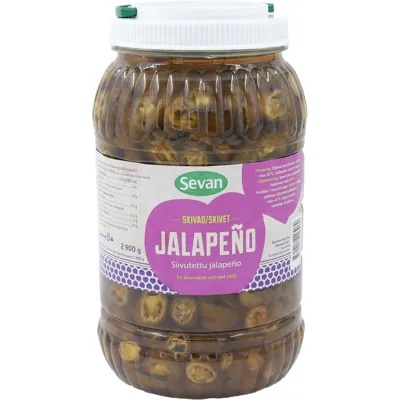 JALAPENO SKIVET 2,9KG GLASS JALAPENO SKIVET 2,9KG GLASS