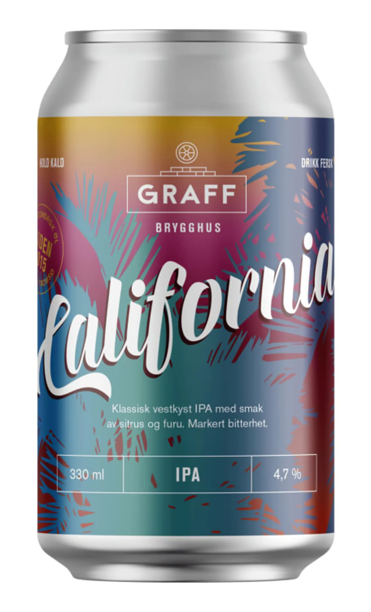 CALIFORNIA IPA 0,33L BX GRAFF BRYGGHUS