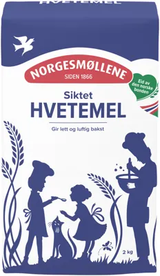 Hvetemel Siktet 2kg Møllerens