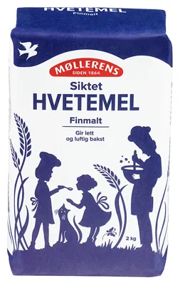 HVETEMEL SIKTET 2KG MØLLERENS HVETEMEL SIKTET 2KG MØLLERENS
