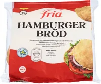 Fria Glutenfrie Hamburgerbrød 280g