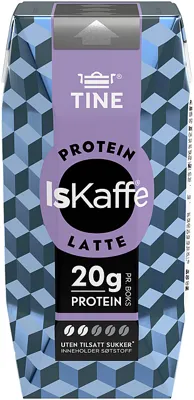 Iskaffe Protein Latte Uten 330ml Tine