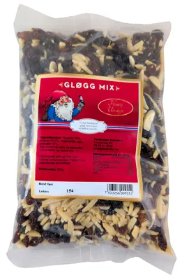 GLØGGMIX MANDEL & ROSIN 500G GLØGGMIX MANDEL & ROSIN 500G