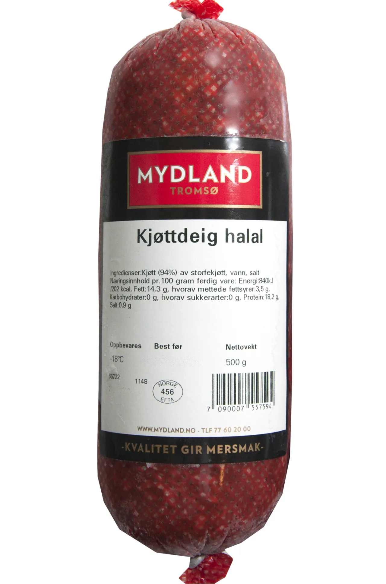 KJØTTDEIG HALAL 500G MYDLAND