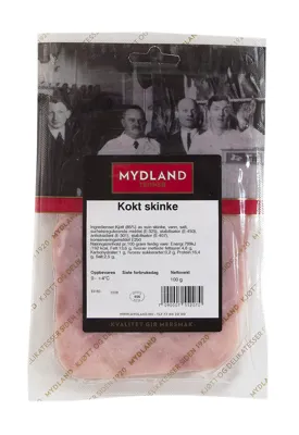 Kokt Skinke 100g Mydland