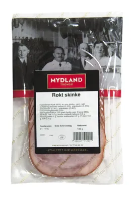 Røkt Skinke 100g Mydland