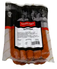 GRILLPØLSER 600G MYDLAND