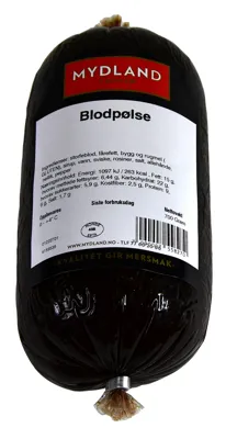 BLODPØLSE 700G MYDLAND BLODPØLSE 700G MYDLAND