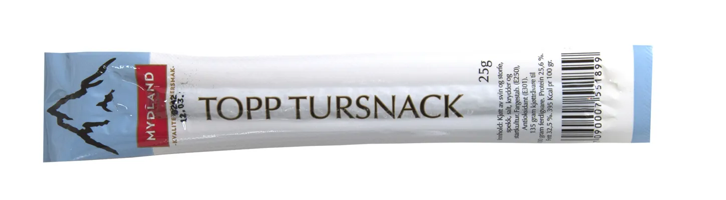 TOPP TURSNACK 25G MYDLAND TOPP TURSNACK 25G MYDLAND