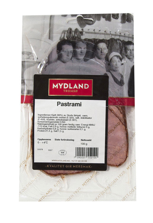 PASTRAMI 100G MYDLAND