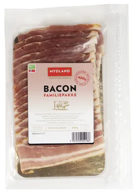 Bacon Skåret 400g Mydland