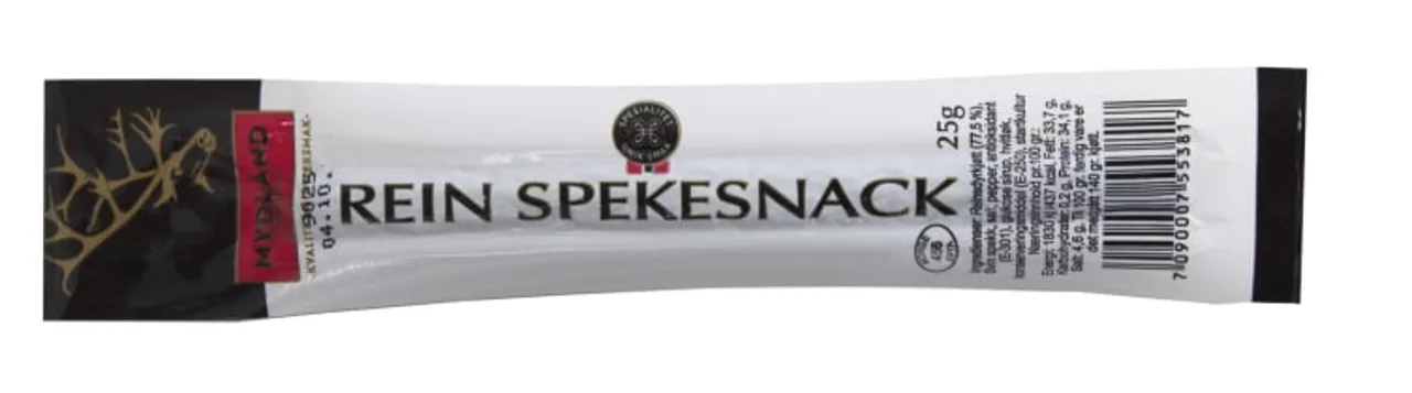 REIN SPEKESNACK 25G MYDLAND