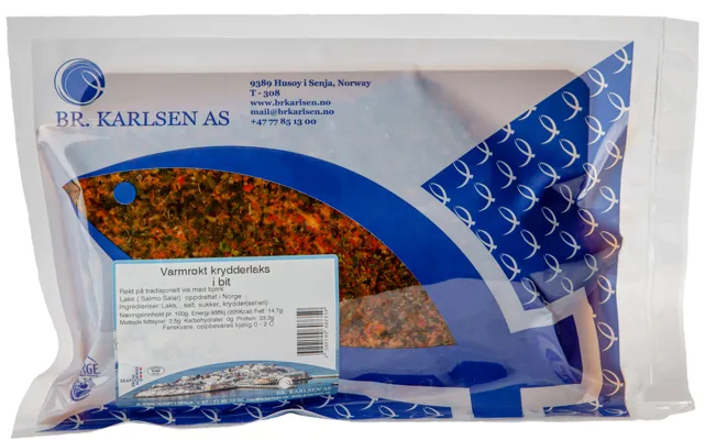 VARMRØKT KRYDDERLAKS BIT CA 500G BR KARLSEN VARMRØKT KRYDDERLAKS BIT CA 500G BR KARLSEN