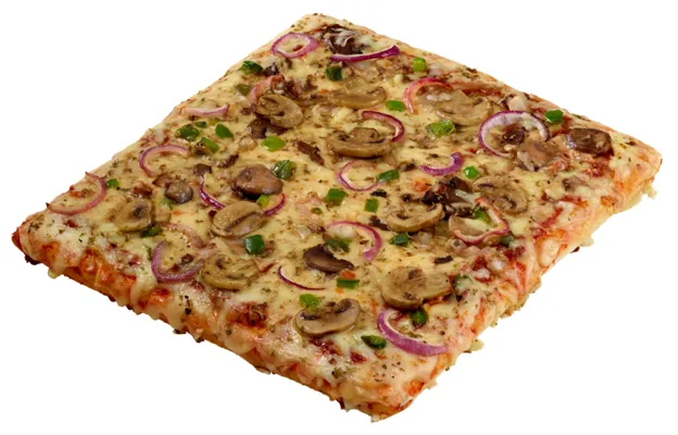 Stabburet Firkantpizza Sopp&Løk 12x710g