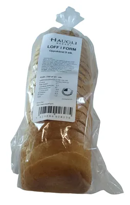 Loff I Form, Oppskjært 750g Fryst 9-Pk