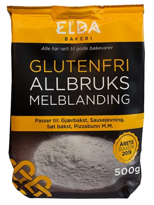 GLUTENFRI ALLBRUKS MELBLANDING 500G ELDA BAKERI GLUTENFRI ALLBRUKS MELBLANDING 500G ELDA BAKERI