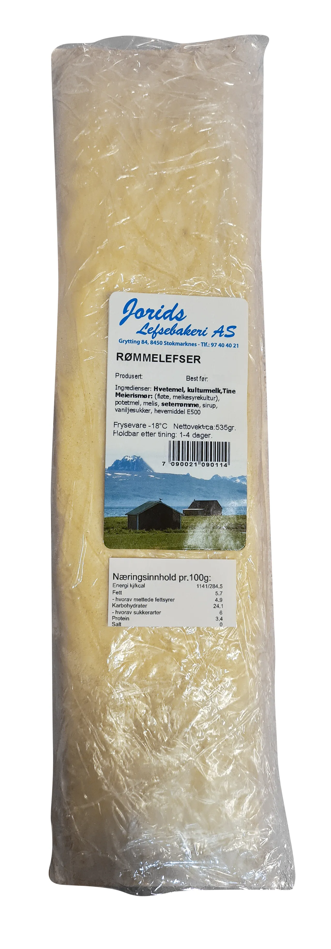 RØMMELEFSER 535G JORIDS LEFSEBAKERI