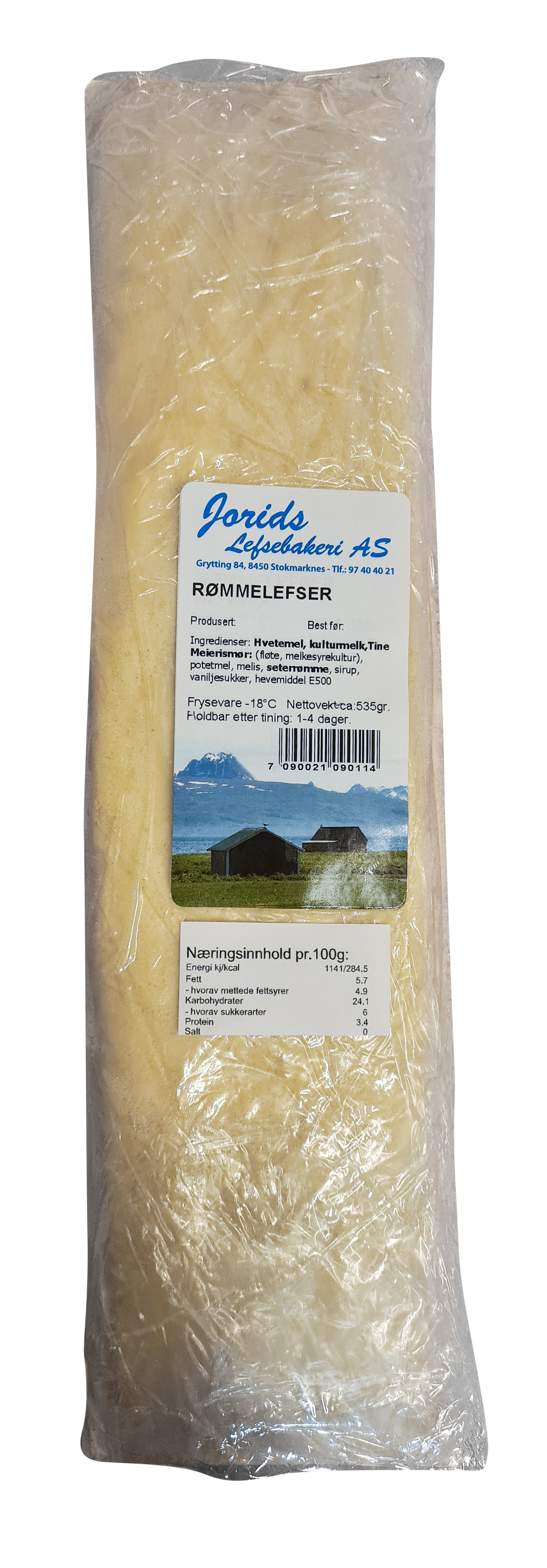 RØMMELEFSER 535G JORIDS LEFSEBAKERI