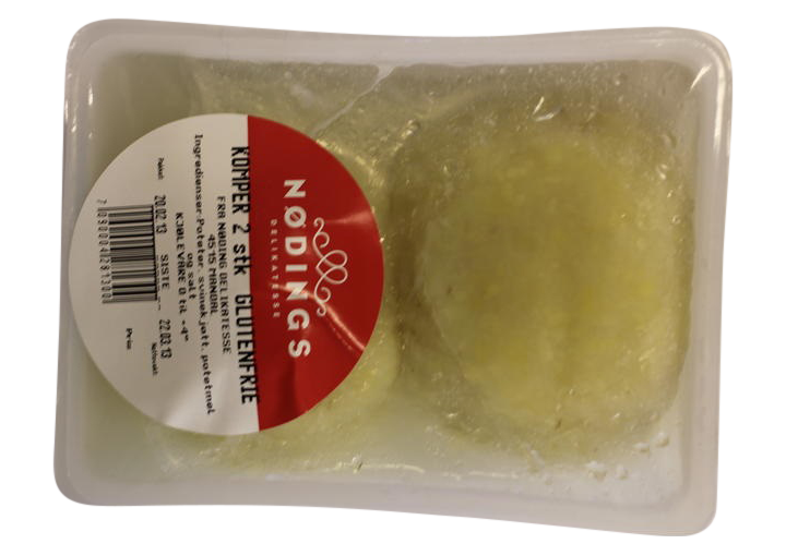 KOMPER GLUTENFRIE 700G NØDINGS