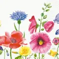 SERVIETT 3L33CM FLOWY MEADOW