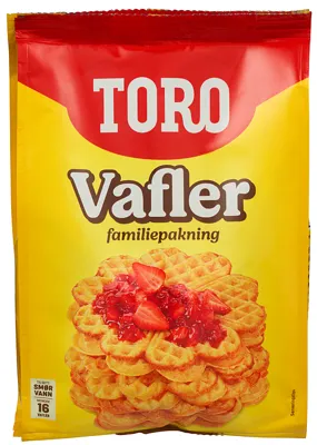 Toro Vafler Familiepakning 612g
