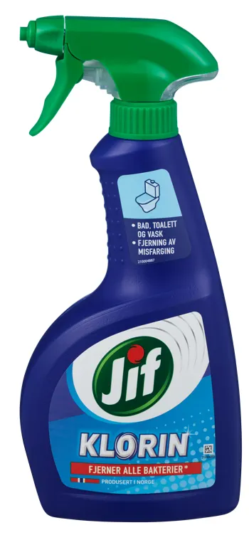 JIF KLORIN RENGJØRINGSSPRAY 500ML JIF KLORIN RENGJØRINGSSPRAY 500ML