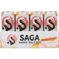 SAGA HARD SELTZER - MANGO & PEACH 4,5% 33CL