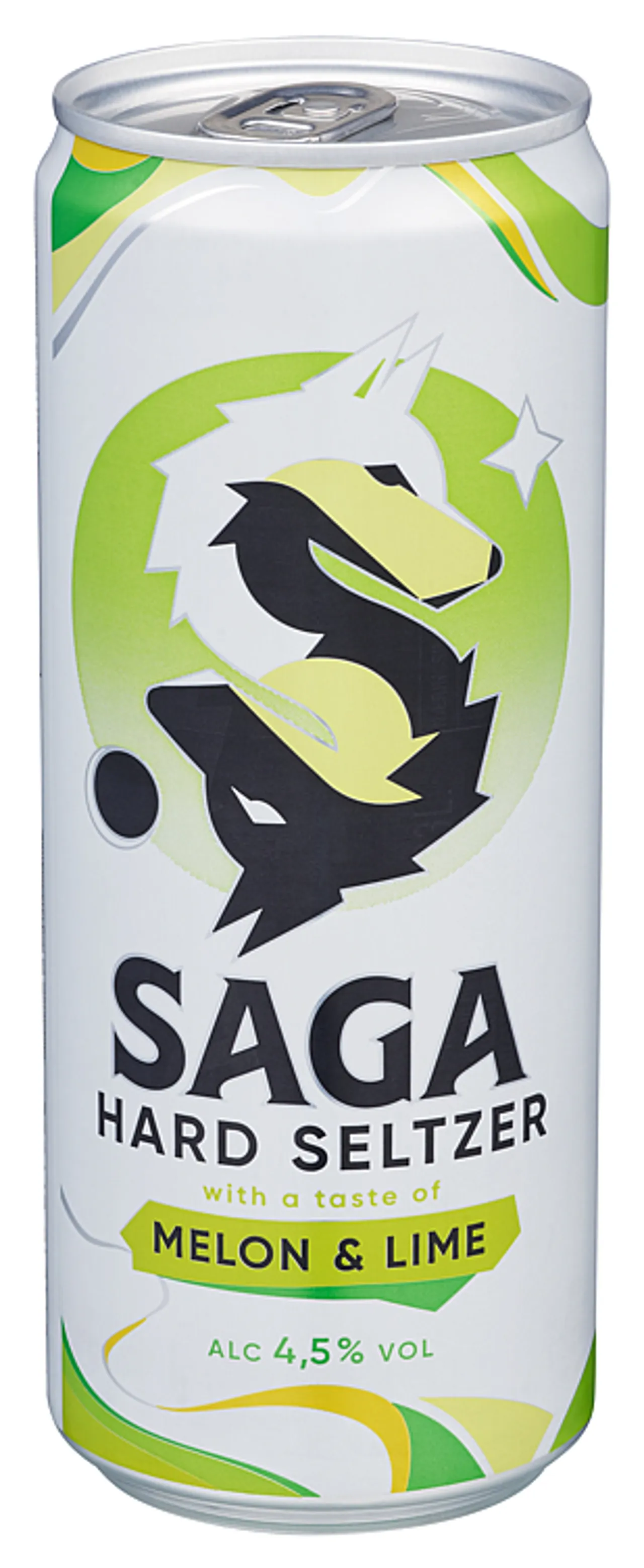 SAGA HARD SELTZER - MELON & LIME 4,5% 33CL