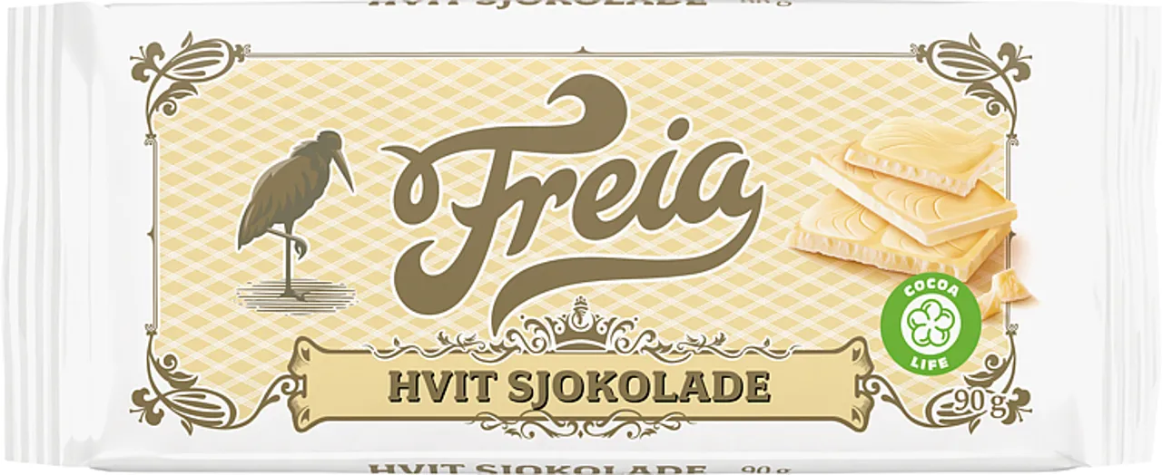 HVIT SJOKOLADE 90G FREIA