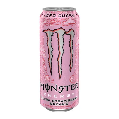 MONSTER ULTRA STRAWBERRY 500ML BX MONSTER ULTRA STRAWBERRY 500ML BX