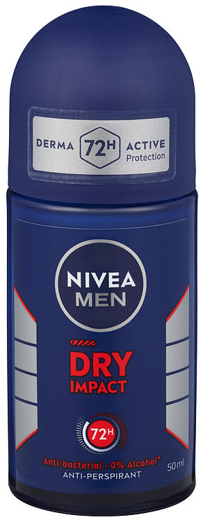 NIVEA MEN DEO DRY IMPACT ROLL-ON, 50ML