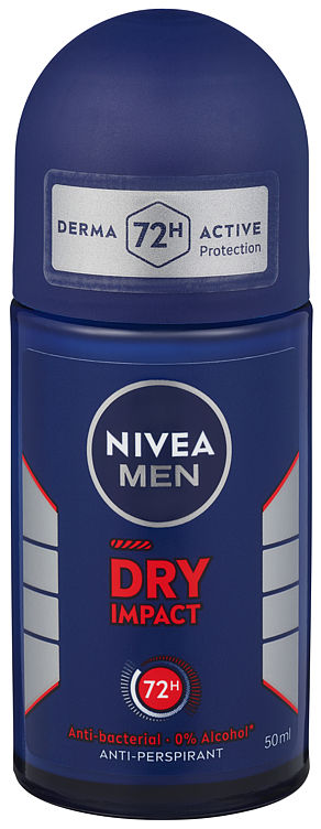 NIVEA MEN DEO DRY IMPACT ROLL-ON, 50ML