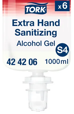 TORK EKSTRA HÅNDDESINF ALKOGEL 1000ML S4 TORK EKSTRA HÅNDDESINF ALKOGEL 1000ML S4