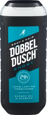 Dobbeldusch Shower Sport, 250ml