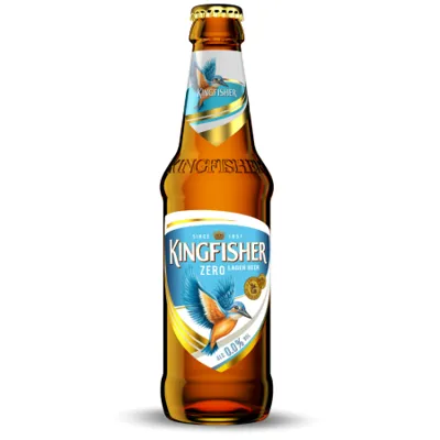 KINGFISHER ZERO LAGER ØL 0.0 % 33CL KINGFISHER ZERO LAGER ØL 0.0 % 33CL